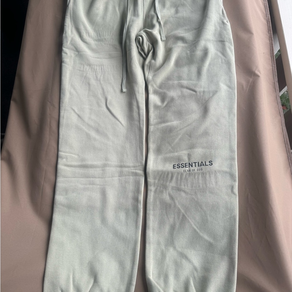 Fear of God Essentials Sage Green Sweatpants